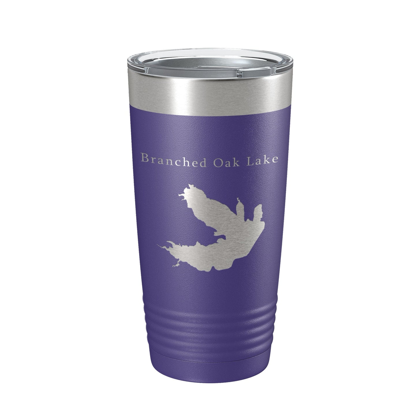 Branched Oak Lake Map Tumbler Travel Mug Insulated Laser Engraved Coffee Cup Nebraska 20 oz-15