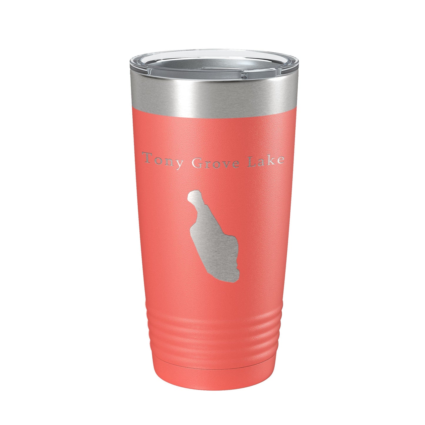 Tony Grove Lake Map Tumbler Travel Mug Insulated Laser Engraved Coffee Cup Utah 20 oz-20