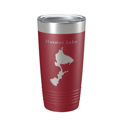 Hosmer Lake Map Tumbler Travel Mug Insulated Laser Engraved Coffee Cup Oregon 20 oz-18