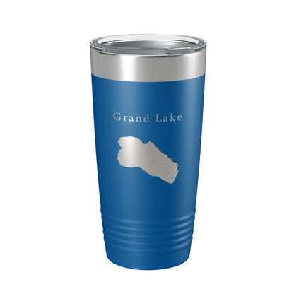 Grand Lake Map Tumbler Travel Mug Insulated Laser Engraved Coffee Cup Colorado 20 oz-6