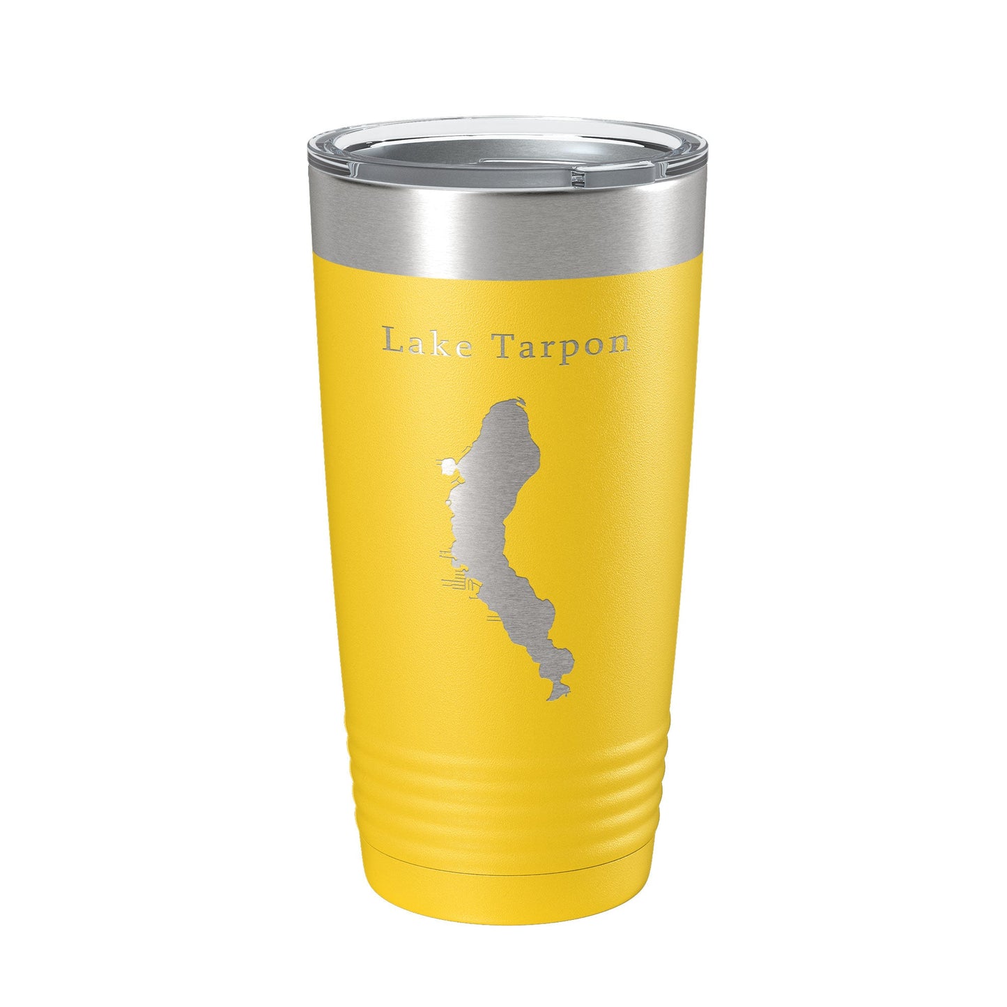 Lake Tarpon Map Tumbler Travel Mug Insulated Laser Engraved Coffee Cup Florida 20 oz-4
