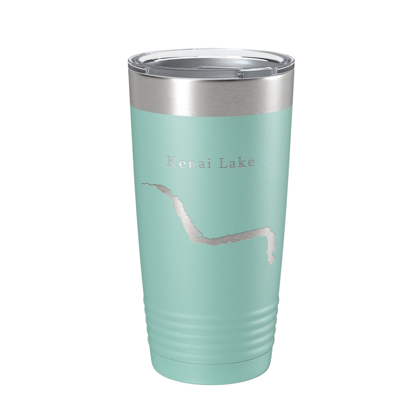 Kenai Lake Map Tumbler Travel Mug Insulated Laser Engraved Coffee Cup Alaska 20 oz-12