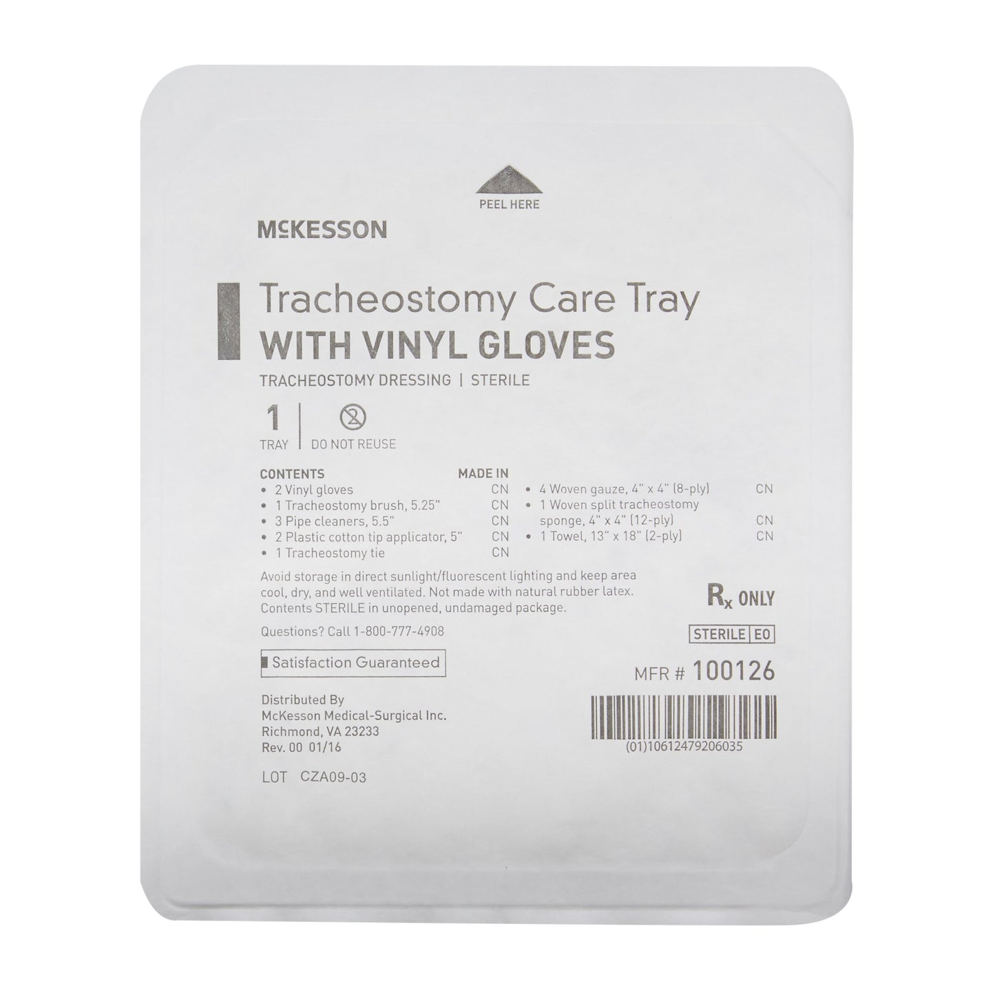 Tracheostomy Care Kit McKesson