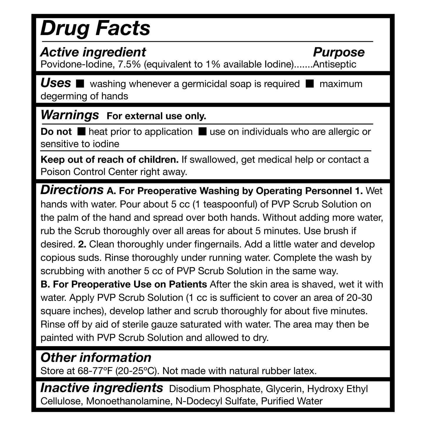 Surgical Scrub Solution McKesson 16 oz. Flip-Top Bottle 7.5% Strength Povidone-Iodine NonSterile