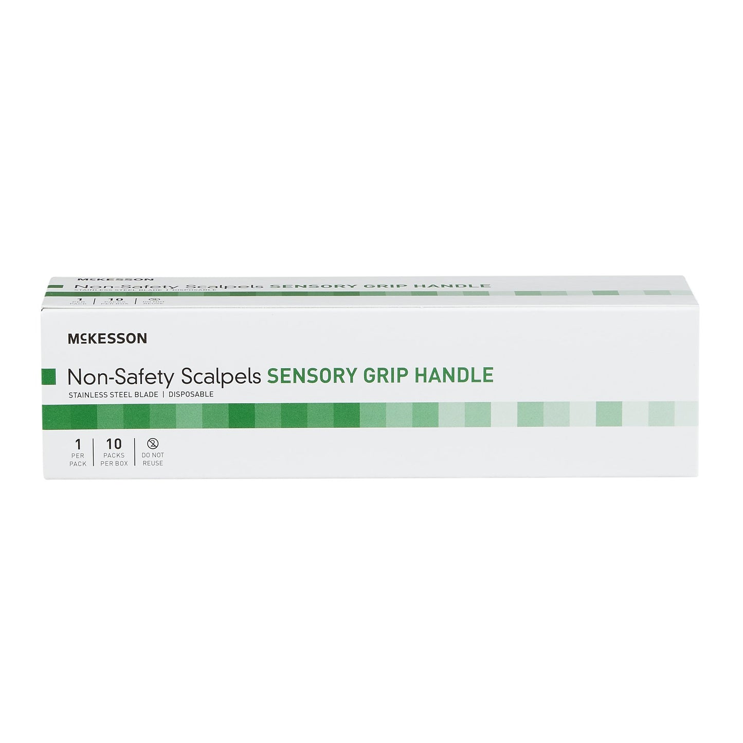 Scalpel McKesson No. 15 Stainless Steel / Plastic Sensory Grip Handle Sterile Disposable