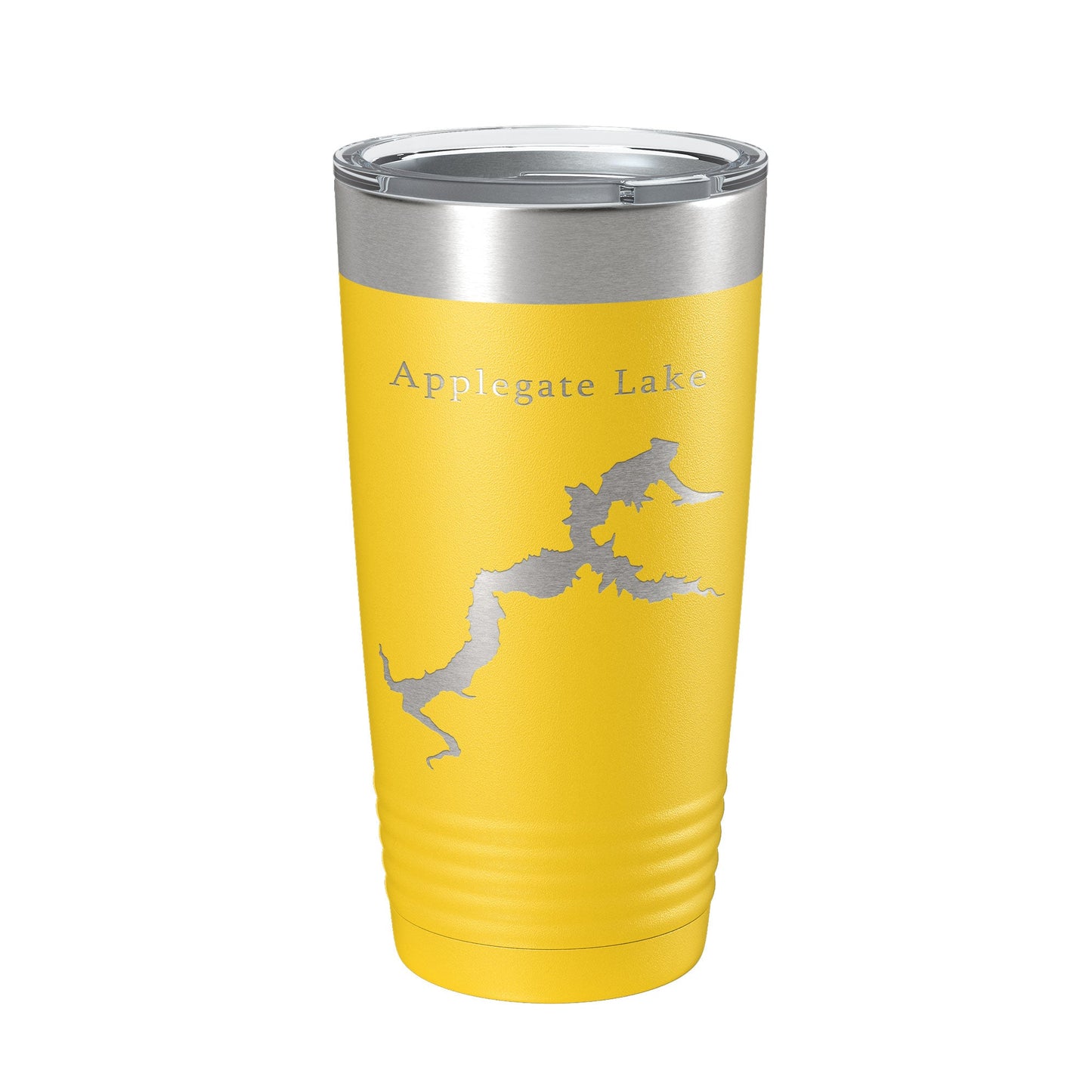 Applegate Lake Map Tumbler Travel Mug Insulated Laser Engraved Coffee Cup Oregon 20 oz-19