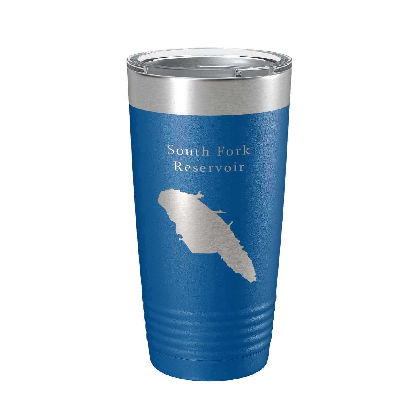 South Fork Reservoir Tumbler Lake Map Travel Mug Insulated Laser Engraved Coffee Cup Nevada 20 oz-6