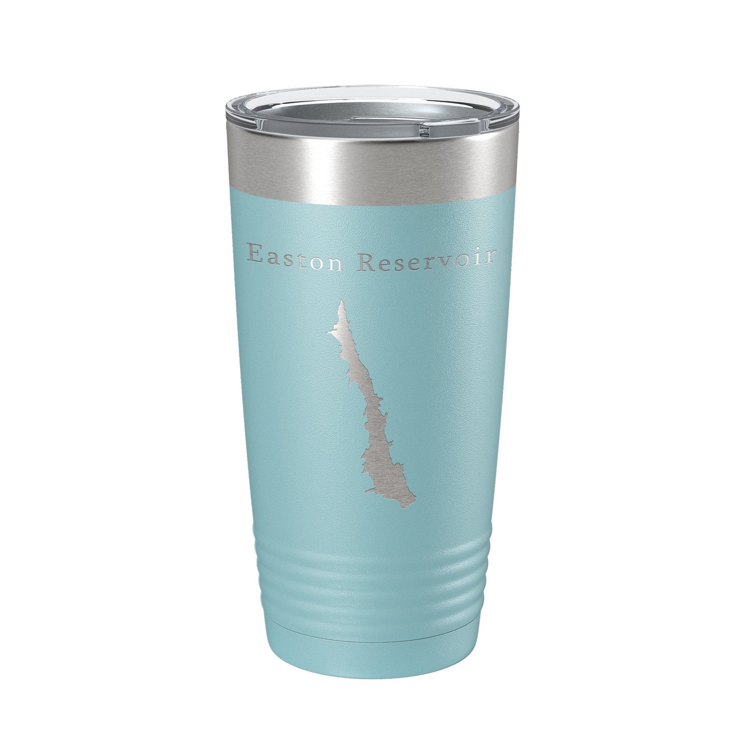 Easton Reservoir Tumbler Lake Map Travel Mug Insulated Laser Engraved Coffee Cup Connecticut 20 oz-13