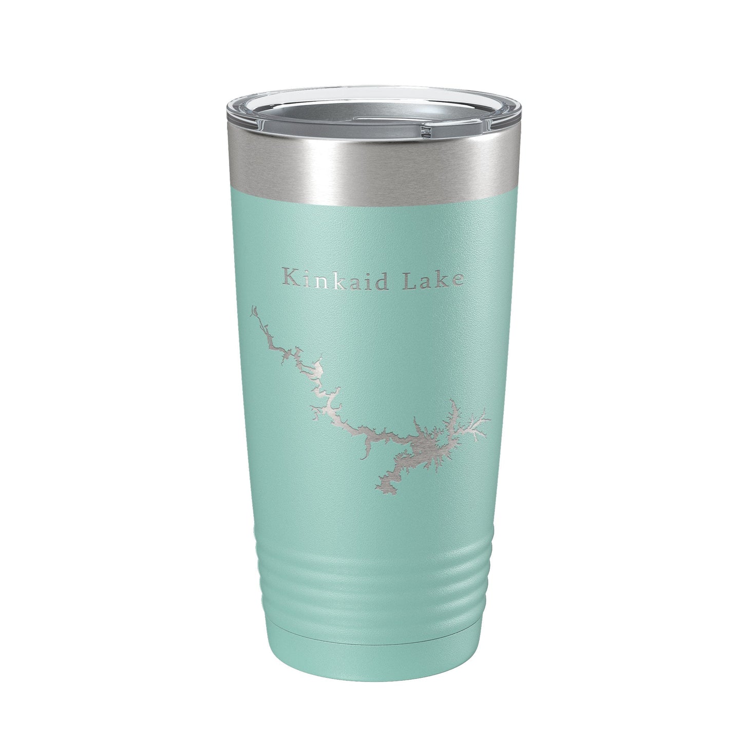 Kinkaid Lake Map Tumbler Travel Mug Insulated Laser Engraved Coffee Cup Illinois 20 oz-12