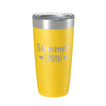 Summer Lovin' Tumbler Loving Travel Mug Insulated Laser Engraved Coffee Cup 20 oz-19