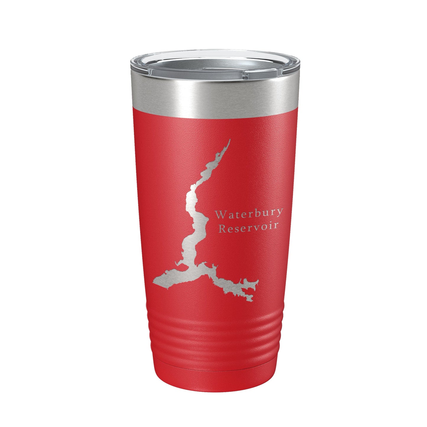 Waterbury Reservoir Tumbler Lake Map Travel Mug Insulated Laser Engraved Coffee Cup Vermont 20 oz-10