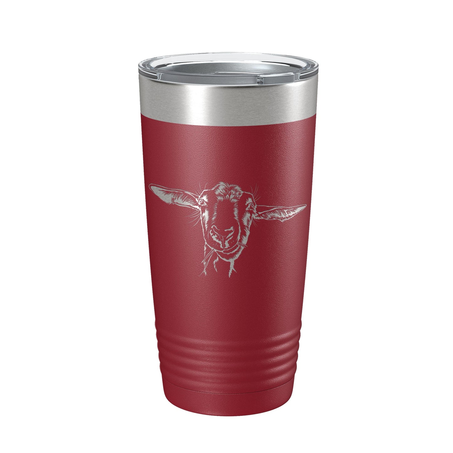 Goat Tumbler Goat Face Travel Mug Insulated Laser Engraved Coffee Cup Farmer Gift 4H 20 oz-18