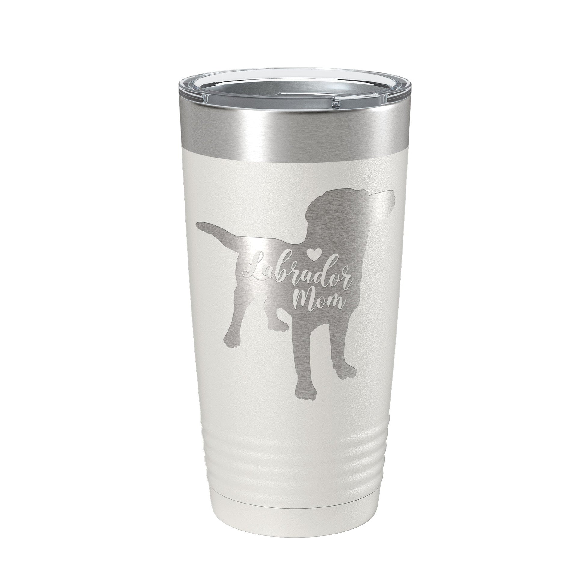 Labrador Retriever Lab Mom Tumbler Dog Travel Mug Gift Insulated Laser Engraved Coffee Cup 20 oz-1