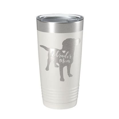 Labrador Retriever Lab Mom Tumbler Dog Travel Mug Gift Insulated Laser Engraved Coffee Cup 20 oz-1