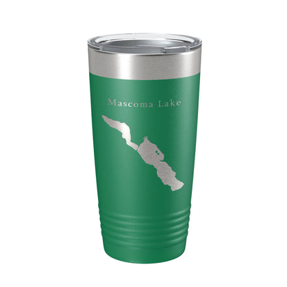 Mascoma Lake Map Tumbler Travel Mug Insulated Laser Engraved Coffee Cup New Hampshire 20 oz-9