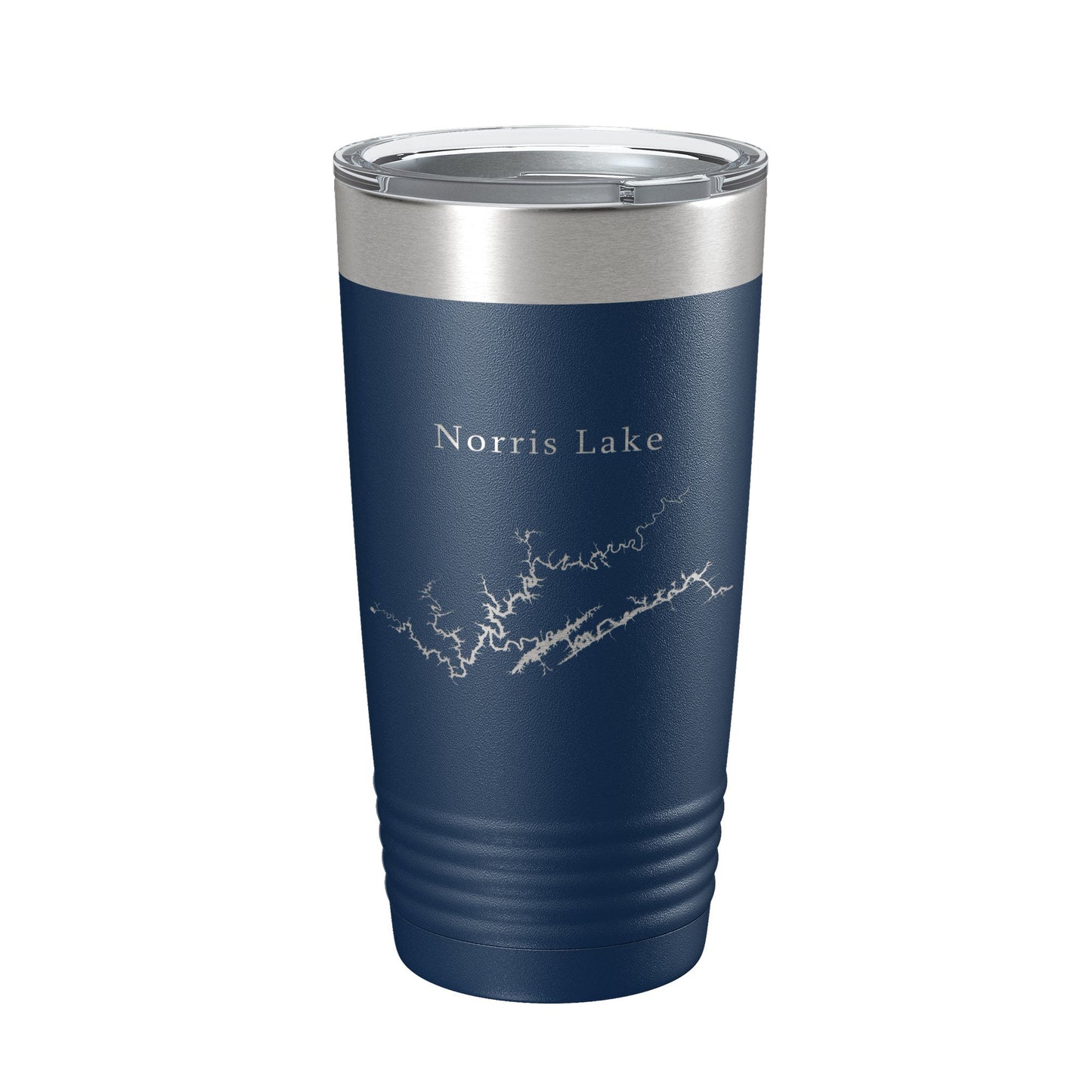 Norris Lake Map Tumbler Travel Mug Insulated Laser Engraved Coffee Cup Tennessee 20 oz-2