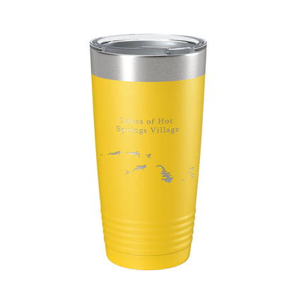 Lakes of Hot Springs Village Map Tumbler Travel Mug Insulated Laser Engraved Coffee Cup Arkansas 20 oz-19
