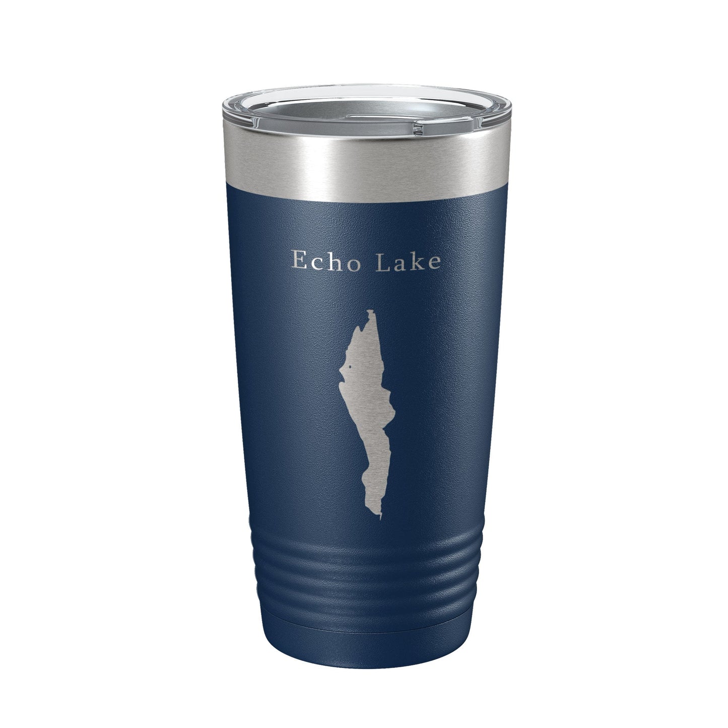 Echo Lake Map Tumbler Travel Mug Insulated Laser Engraved Coffee Cup Acadia Maine 20 oz-8