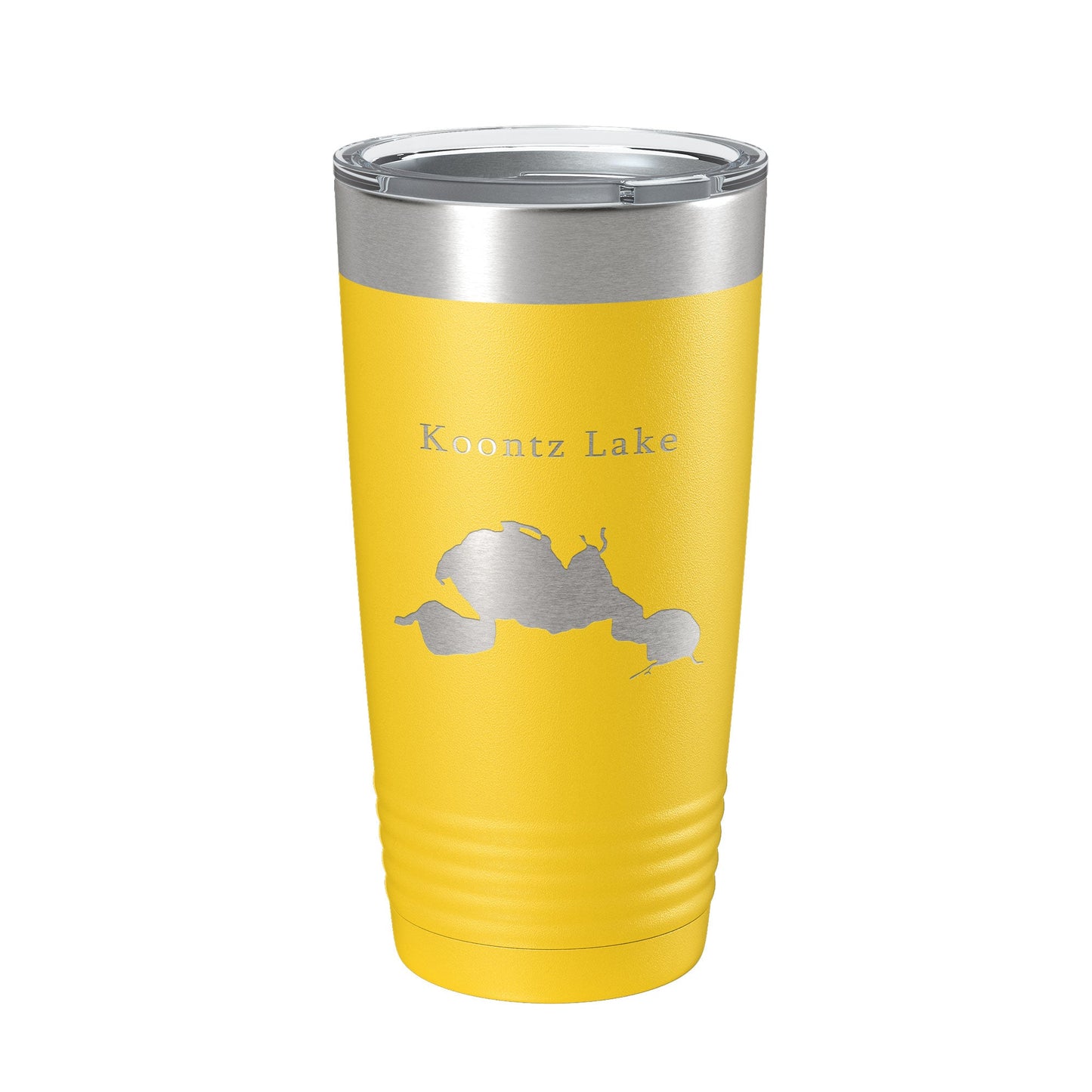 Koontz Lake Map Tumbler Travel Mug Insulated Laser Engraved Coffee Cup Indiana 20 oz-4