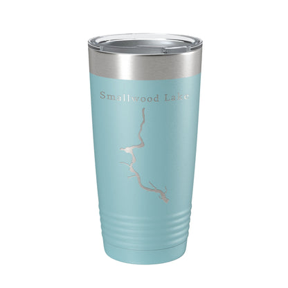 Smallwood Lake Tittabawassee Map Tumbler Travel Mug Insulated Laser Engraved Coffee Cup Michigan 20 oz-13