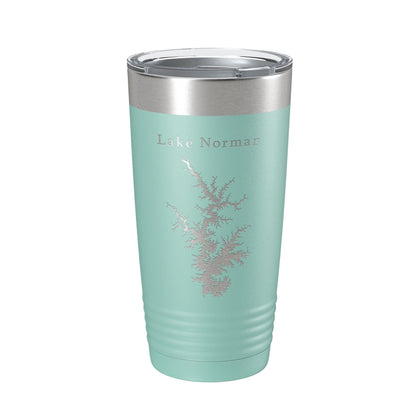 Lake Norman Map Tumbler Travel Mug Insulated Laser Engraved Coffee Cup North Carolina 20 oz-12