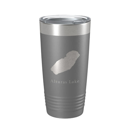Alturas Lake Map Tumbler Travel Mug Insulated Laser Engraved Coffee Cup Idaho 20 oz-16