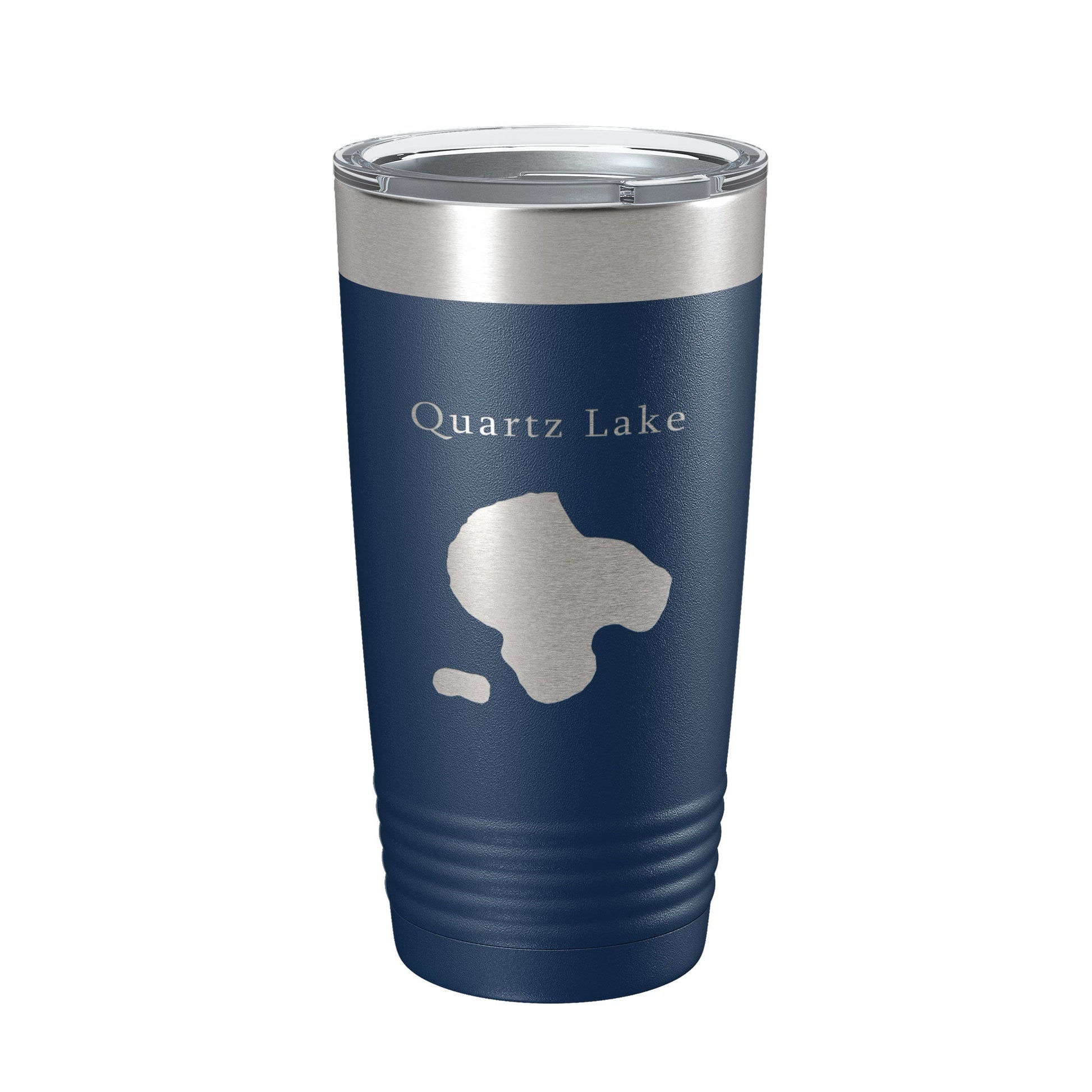 Quartz Lake Map Tumbler Travel Mug Insulated Laser Engraved Coffee Cup Alaska 20 oz-2