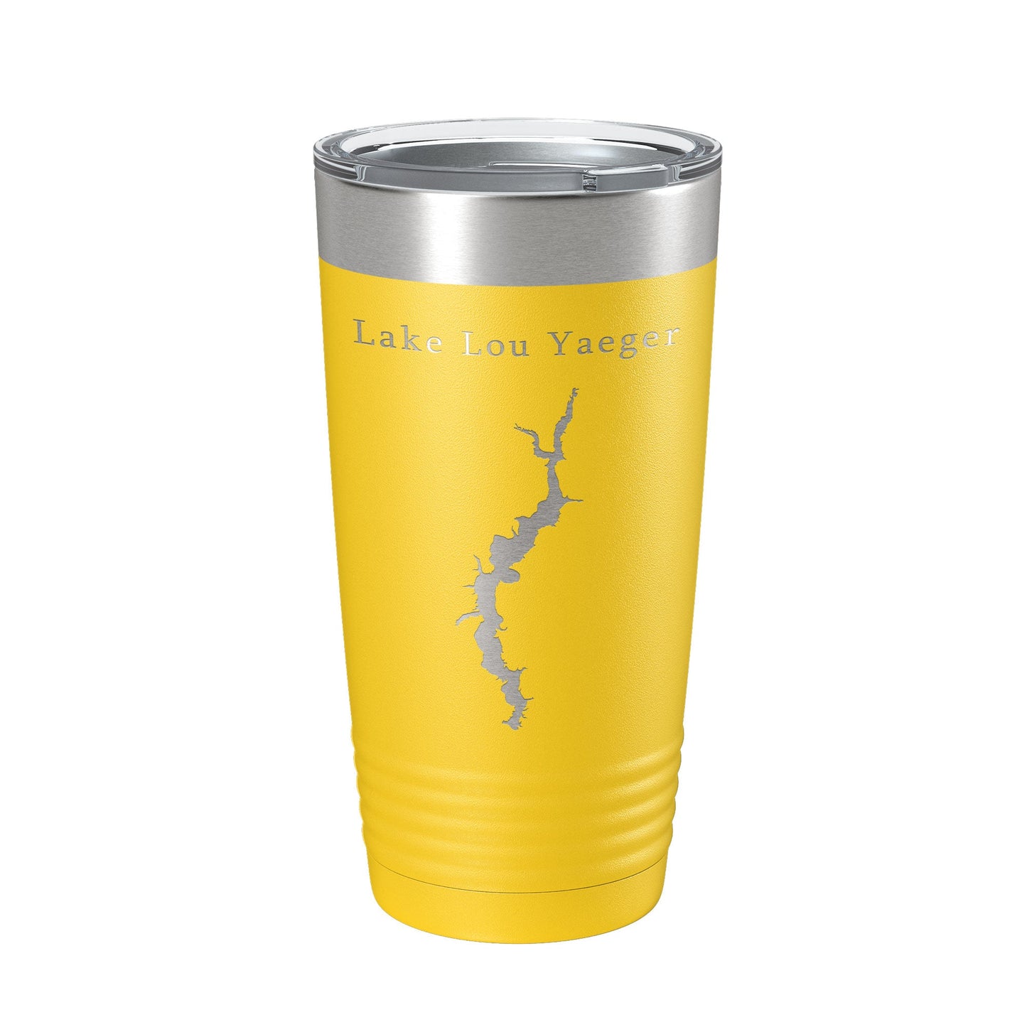 Lake Lou Yaeger Map Tumbler Travel Mug Insulated Laser Engraved Coffee Cup Illinois 20 oz-4