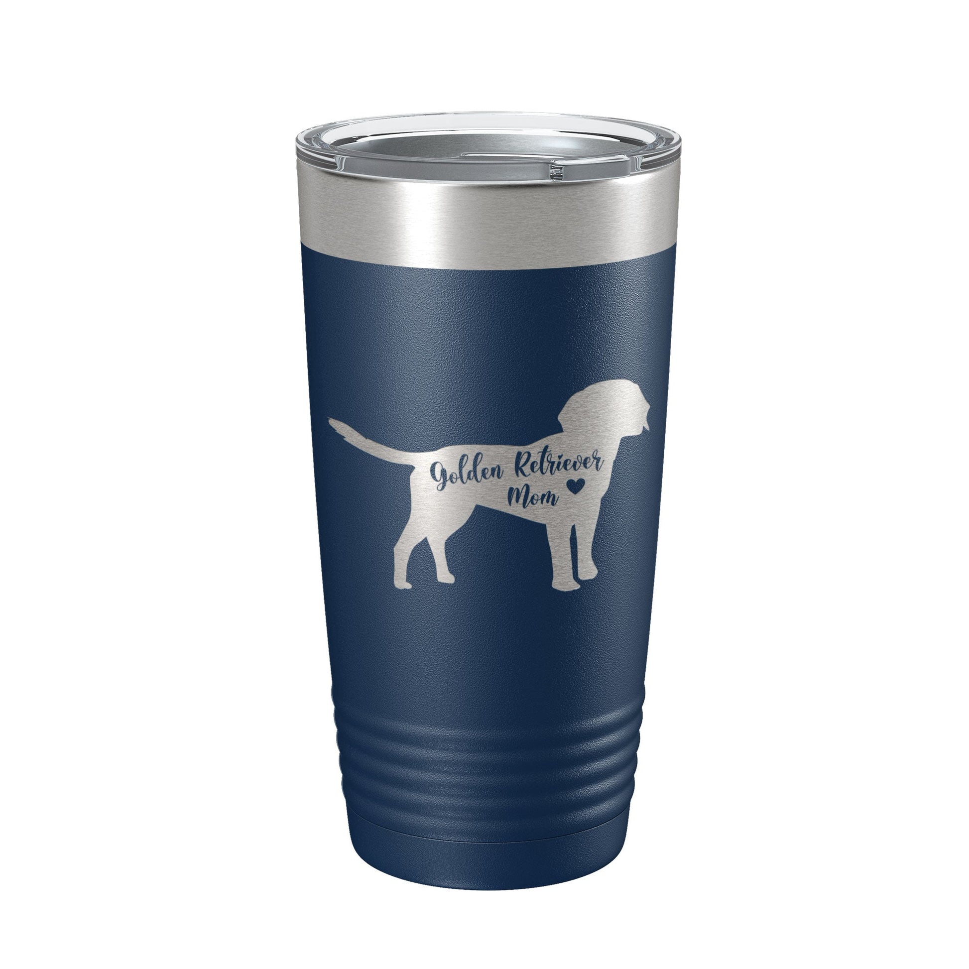 Golden Retriever Mom Tumbler Dog Travel Mug Gift Insulated Laser Engraved Coffee Cup 20 oz-2