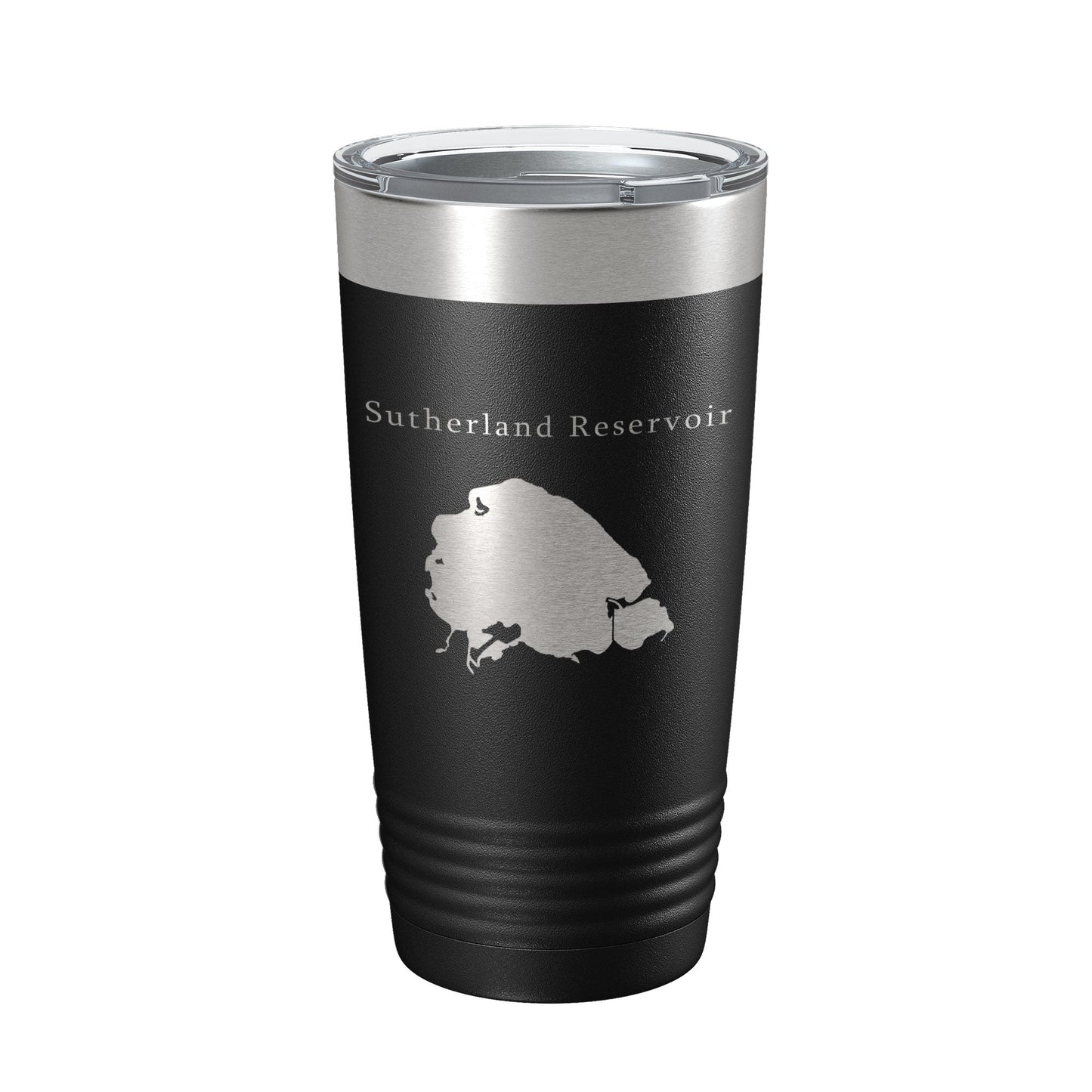 Sutherland Reservoir Tumbler Lake Map Travel Mug Insulated Laser Engraved Coffee Cup Nebraska 20 oz-5