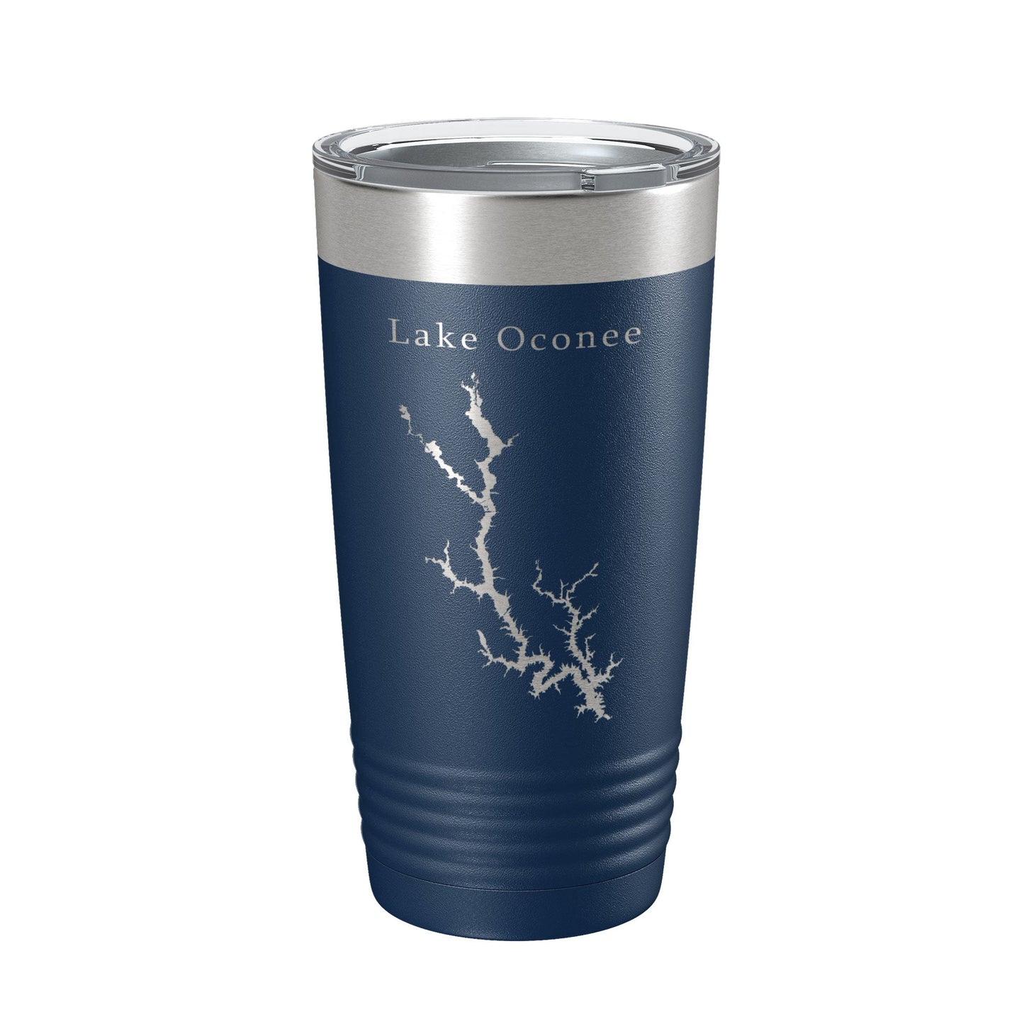 Lake Oconee Map Tumbler Travel Mug Insulated Laser Engraved Coffee Cup Georgia 20 oz-2