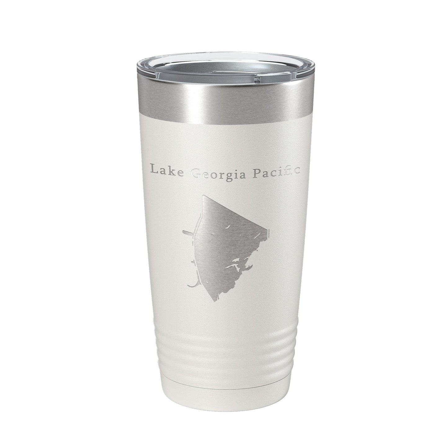 Lake Georgia Pacific Map Tumbler Travel Mug Insulated Laser Engraved Coffee Cup Arkansas 20 oz-1
