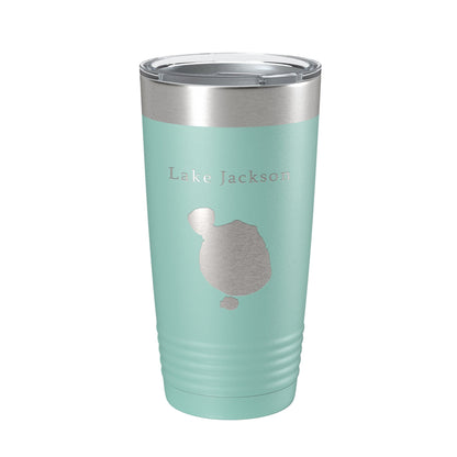 Lake Jackson Map Tumbler Travel Mug Insulated Laser Engraved Coffee Cup Sebring, FL 20 oz-12
