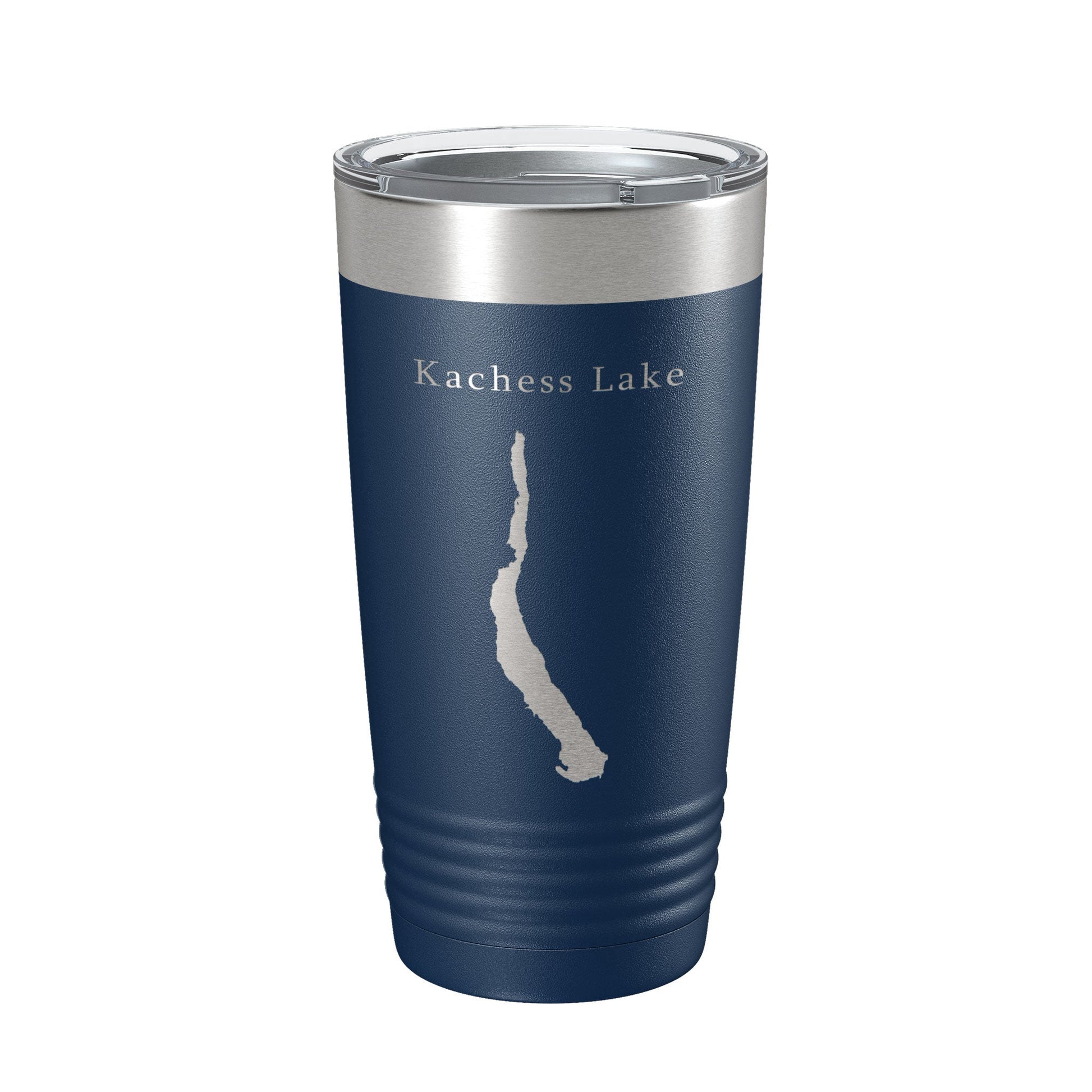 Kachess Lake Map Tumbler Travel Mug Insulated Laser Engraved Coffee Cup Washington 20 oz-2