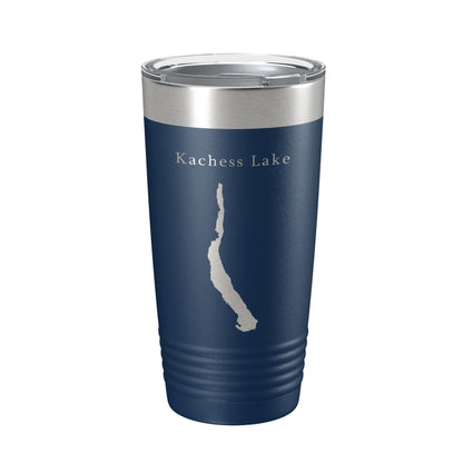 Kachess Lake Map Tumbler Travel Mug Insulated Laser Engraved Coffee Cup Washington 20 oz-2