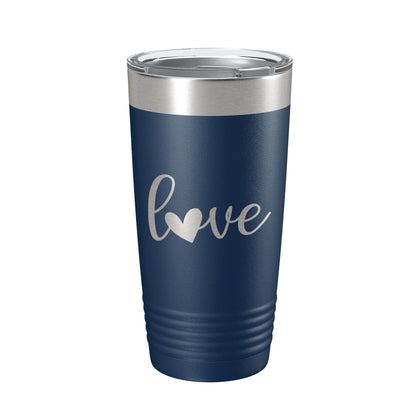 Love Tumbler Travel Mug Insulated Laser Engraved Coffee Cup 20 oz-2