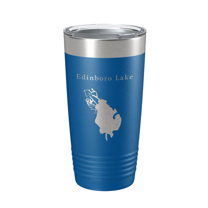 Edinboro Lake Map Tumbler Travel Mug Insulated Laser Engraved Coffee Cup Pennsylvania 20 oz-6