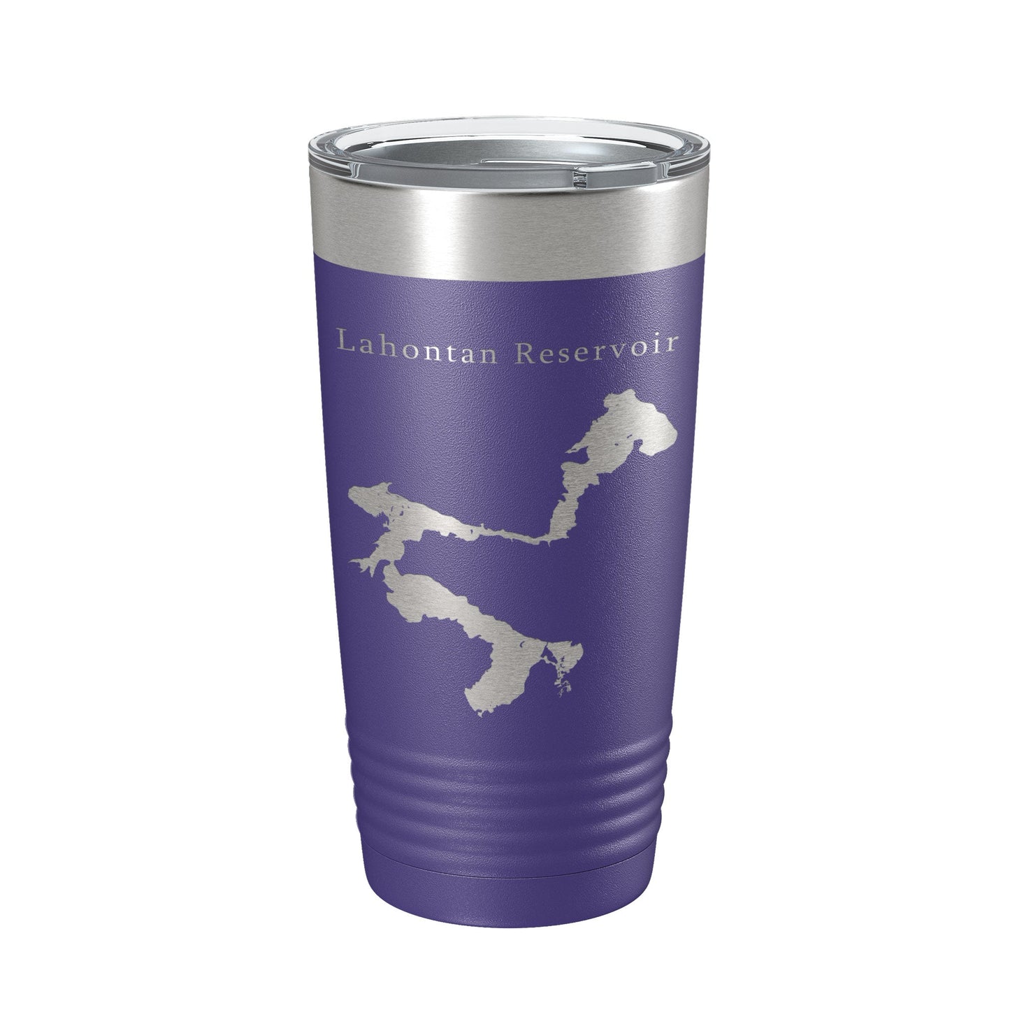 Lahontan Reservoir Tumbler Lake Map Travel Mug Insulated Laser Engraved Coffee Cup Nevada 20 oz-15