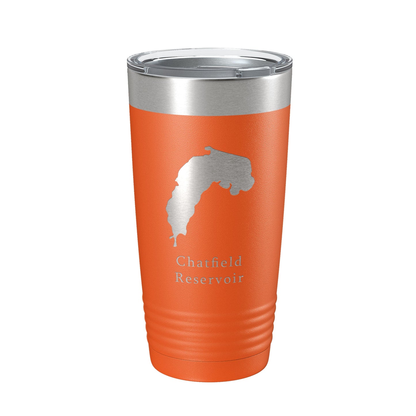 Chatfield Reservoir Tumbler Lake Map Travel Mug Insulated Laser Engraved Coffee Cup Colorado 20 oz-17