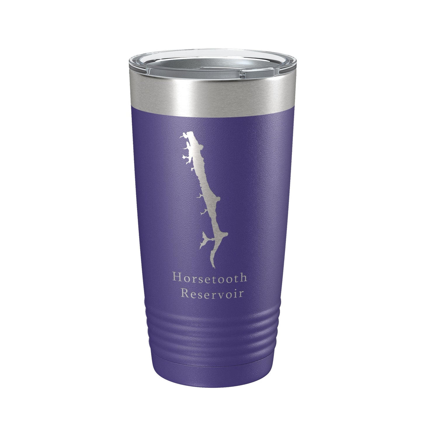Horsetooth Reservoir Tumbler Lake Map Travel Mug Insulated Laser Engraved Coffee Cup Colorado 20 oz-15