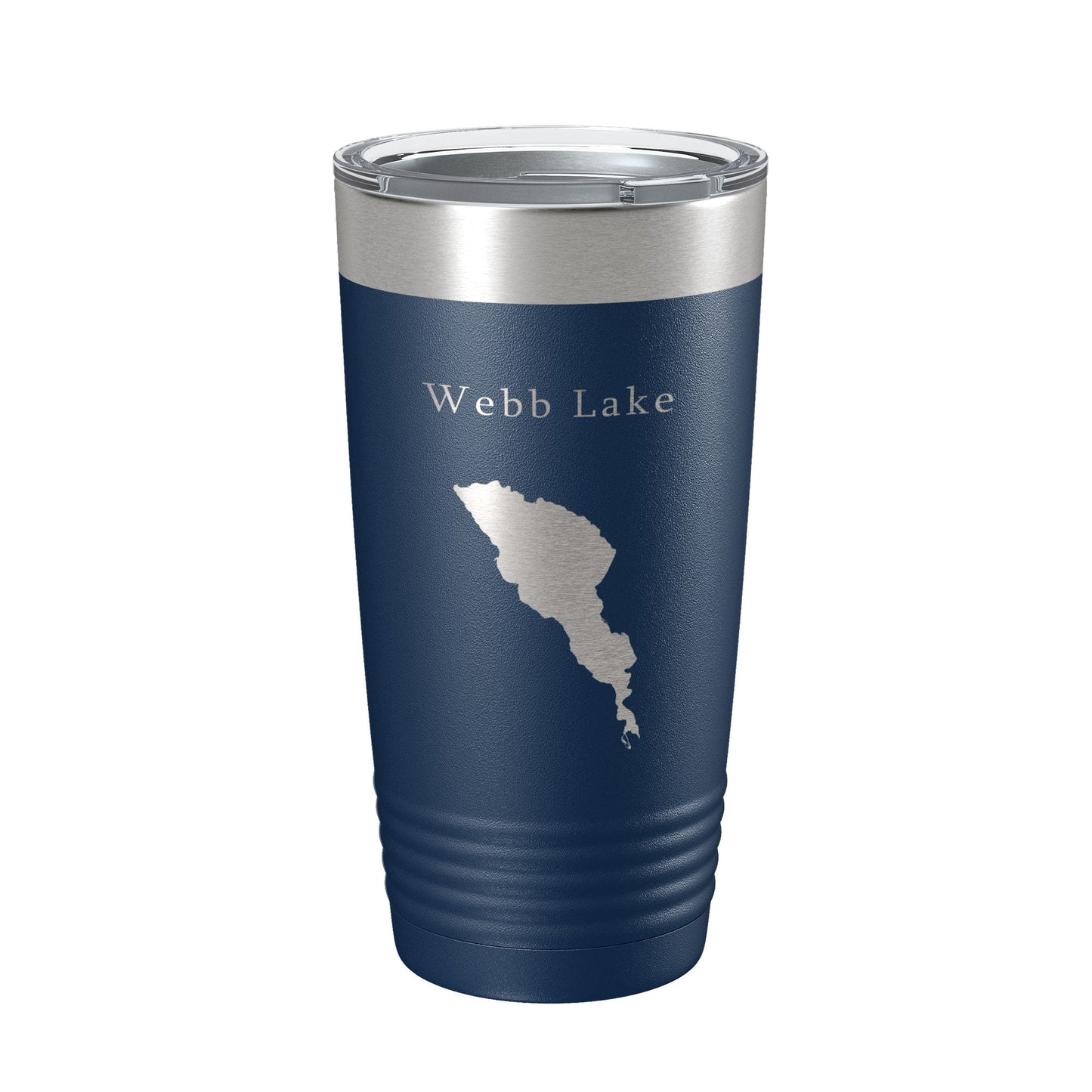 Webb Lake Map Tumbler Travel Mug Insulated Laser Engraved Coffee Cup Maine 20 oz-8