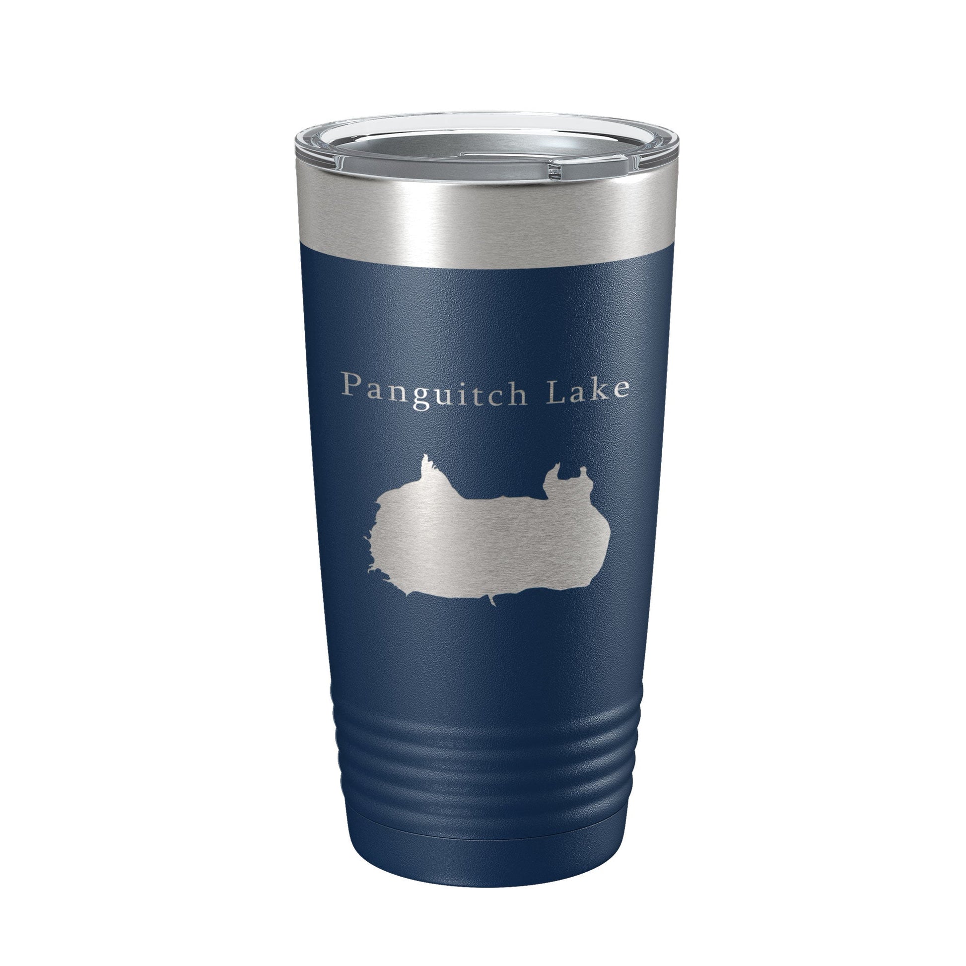 Panguitch Lake Map Tumbler Travel Mug Insulated Laser Engraved Coffee Cup Utah 20 oz-2