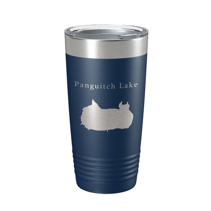 Panguitch Lake Map Tumbler Travel Mug Insulated Laser Engraved Coffee Cup Utah 20 oz-2