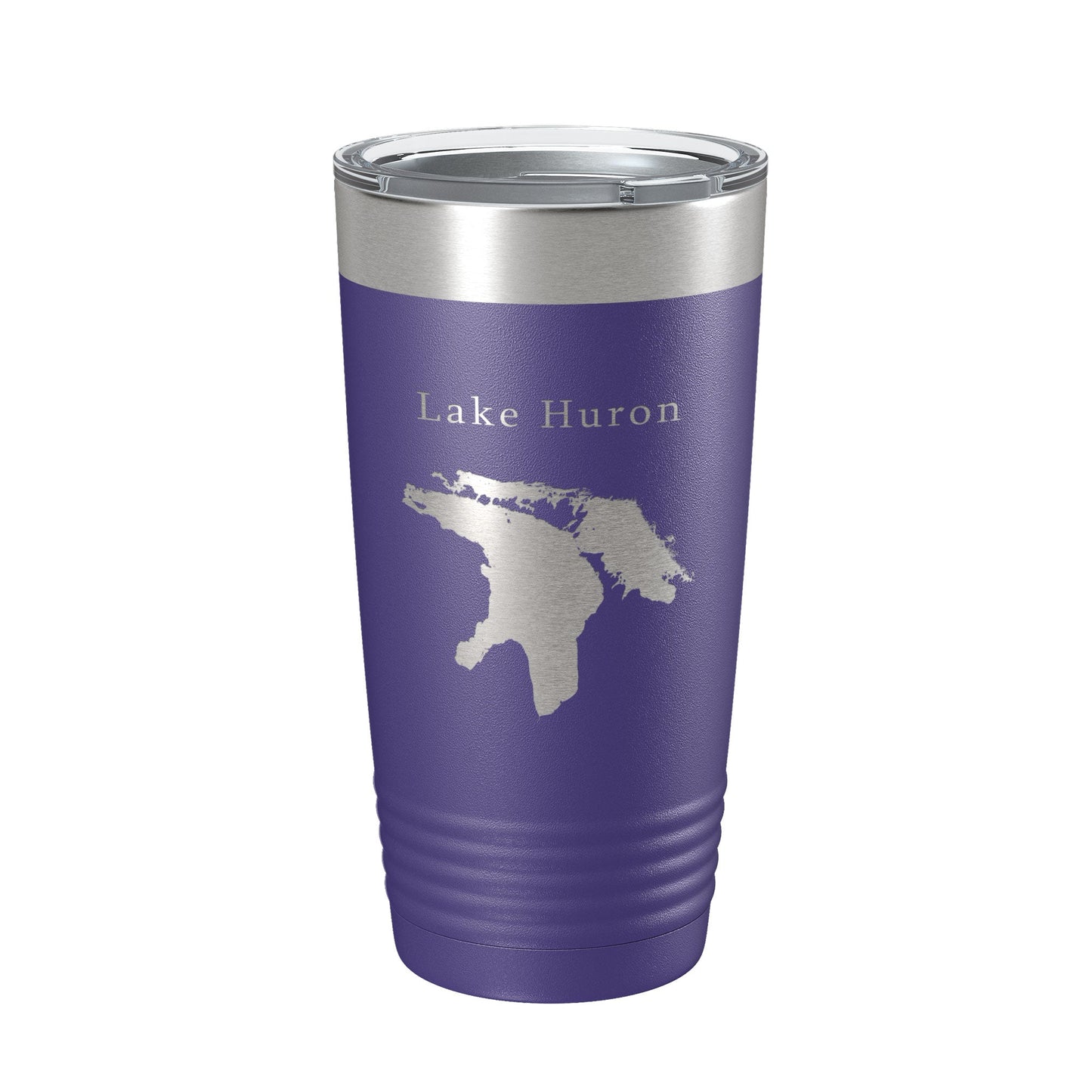 Lake Huron Map Tumbler Travel Mug Insulated Laser Engraved Coffee Cup Michigan Ontario 20 oz-15