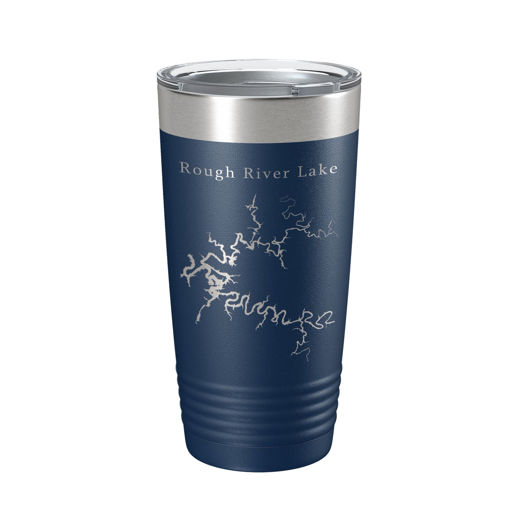 Rough River Lake Map Tumbler Travel Mug Insulated Laser Engraved Coffee Cup Kentucky 20 oz-2