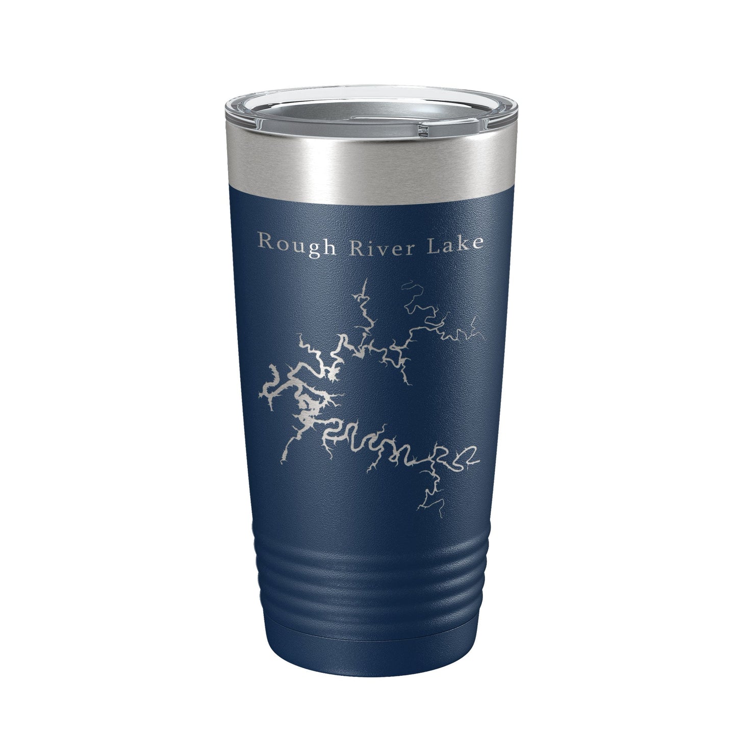 Rough River Lake Map Tumbler Travel Mug Insulated Laser Engraved Coffee Cup Kentucky 20 oz-8
