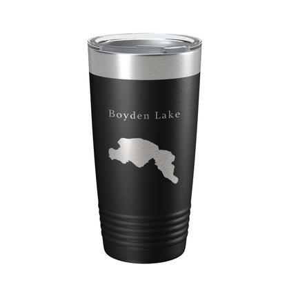 Boyden Lake Map Tumbler Travel Mug Insulated Laser Engraved Coffee Cup Maine 20 oz-5