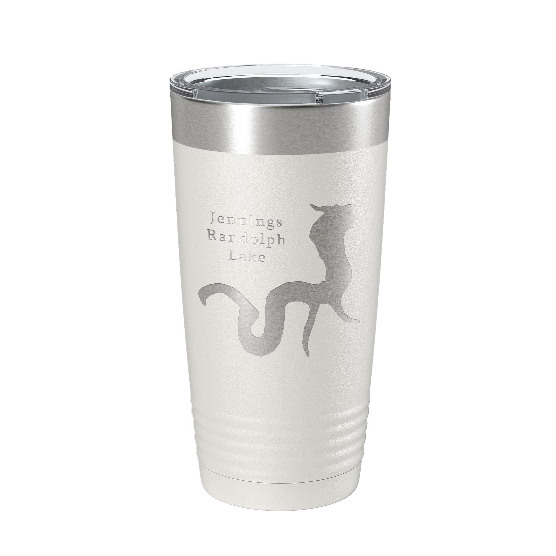 Jennings Randolph Lake Map Tumbler Travel Mug Insulated Laser Engraved Coffee Cup West Virginia 20 oz-1