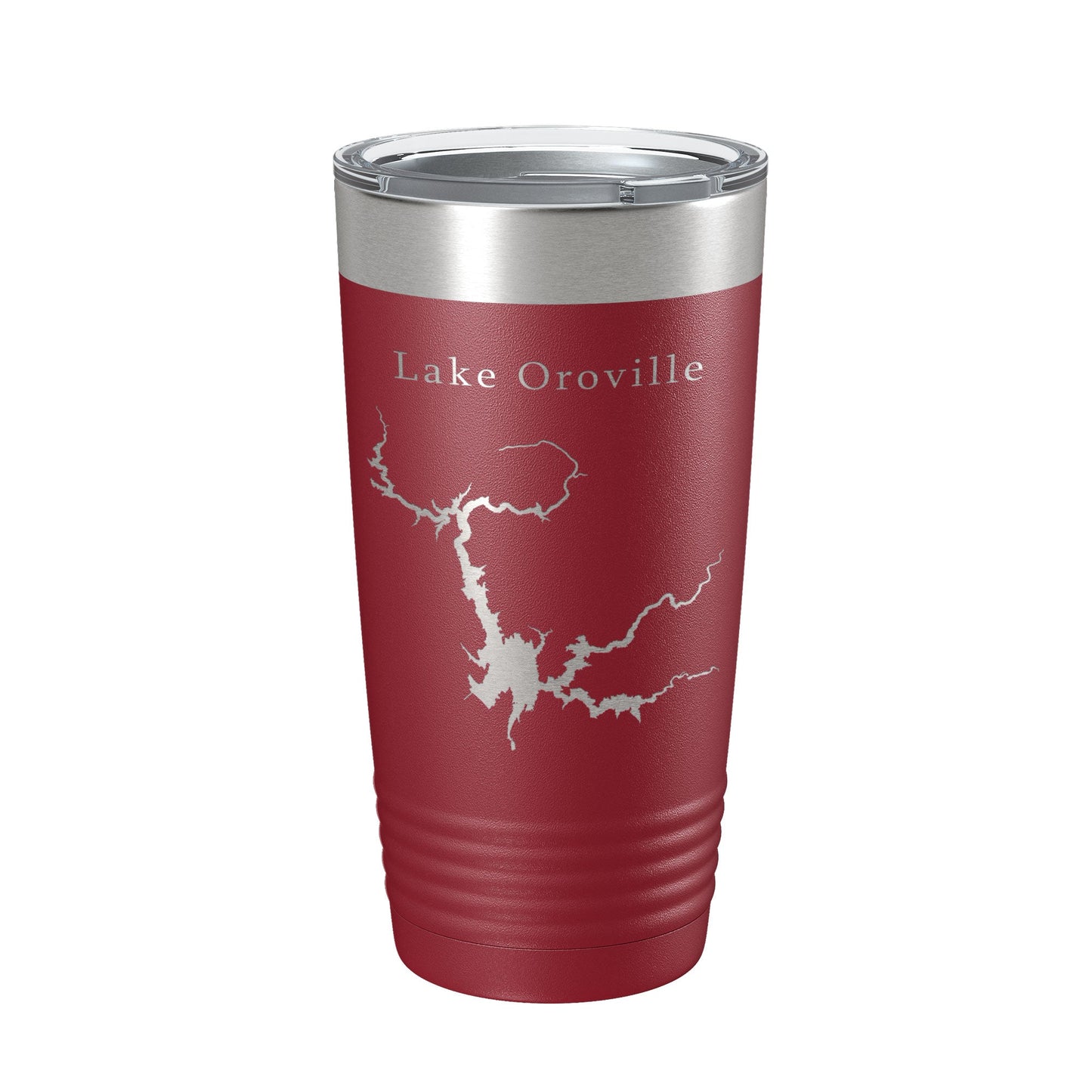 Lake Oroville Map Tumbler Travel Mug Insulated Laser Engraved Coffee Cup California 20 oz-18