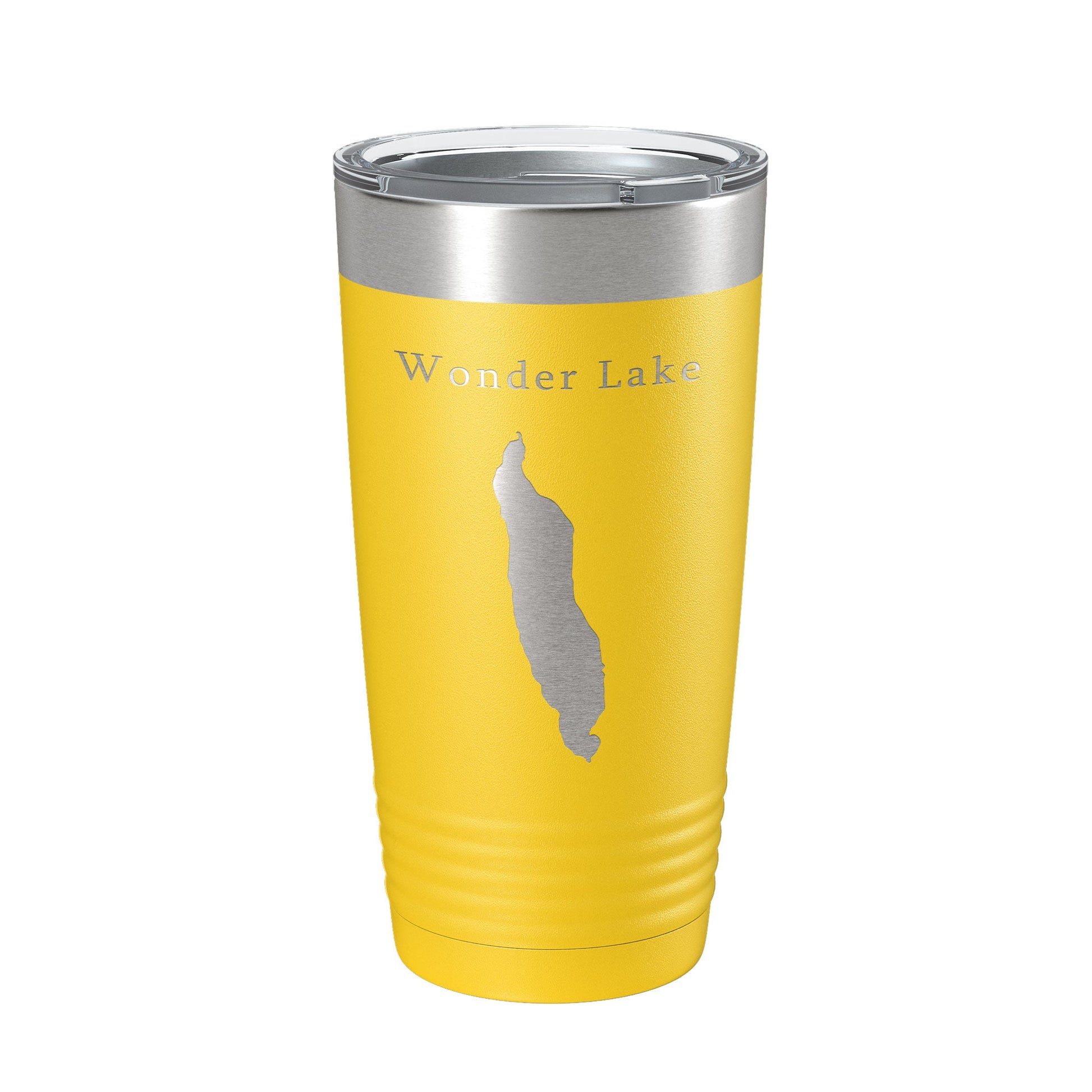 Wonder Lake Map Tumbler Travel Mug Insulated Laser Engraved Coffee Cup Alaska 20 oz-4